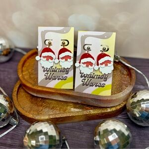 Santa Earrings